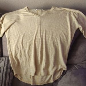 Retrology yellow long sleeve shirt